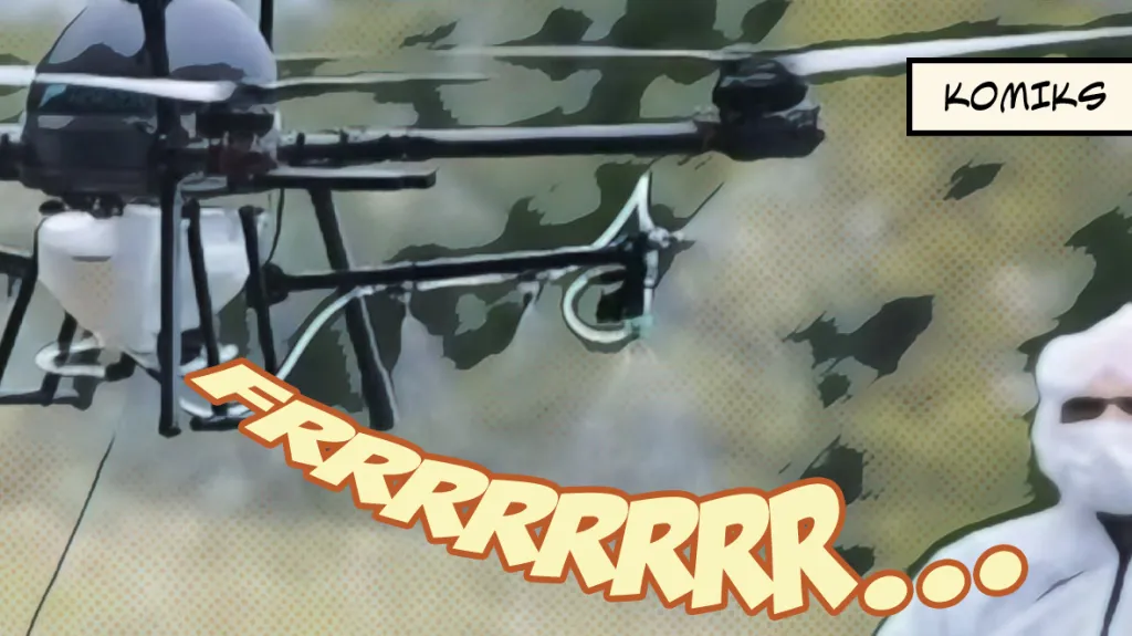 Drony dezinfikují v Brně veřejná prostranstv