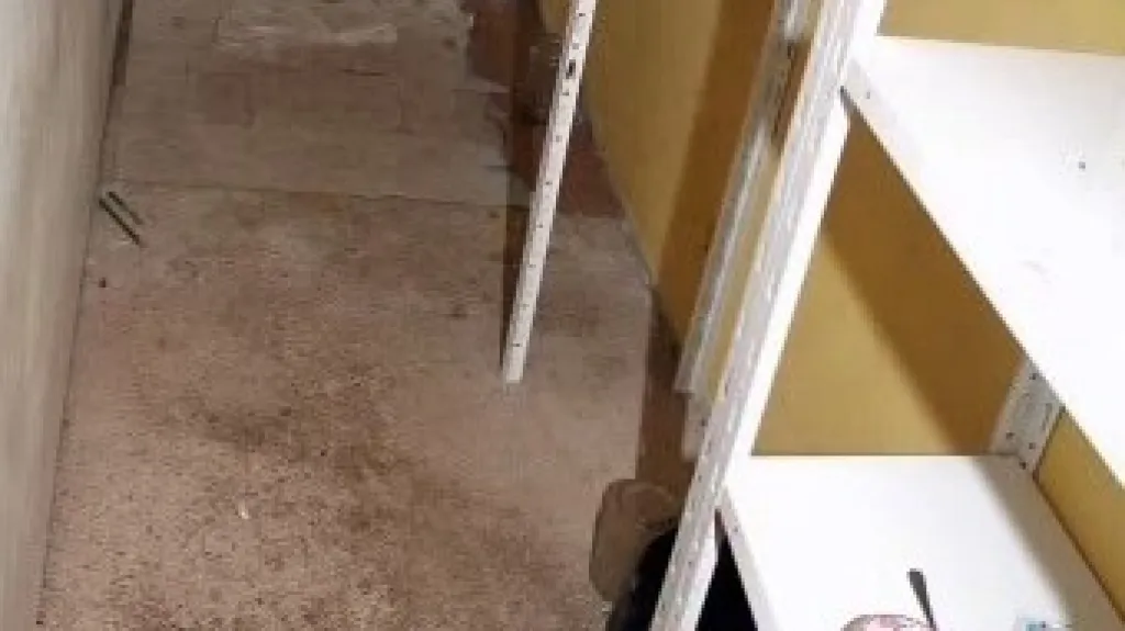 Komora, kde byl týraný Ondřej