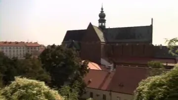 Kostel Nanebevzetí Panny Marie, domaninta dnešního Mendelova náměstí v Brně