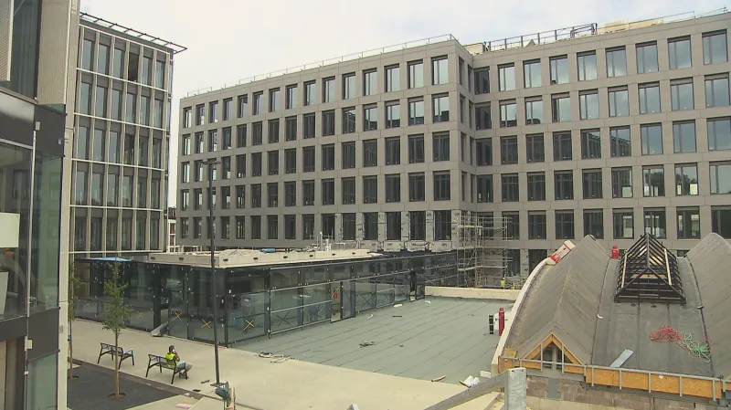 Budovy na místě bývalé strojírny v pražské Libni