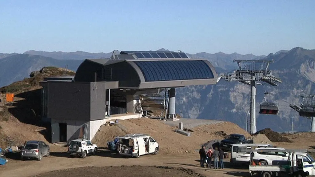 Lanovka se solárním pohonem v Rakousku