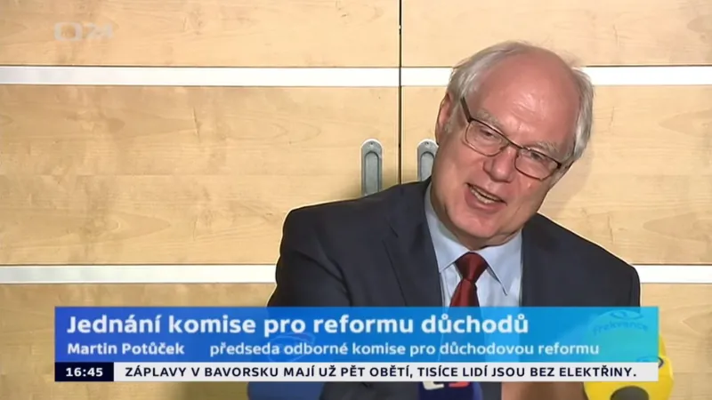 Jednání komise pro reformu důchodů