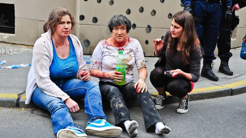 Výbuch v Divadelní ulici