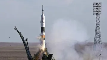 Start rakety Sojuz-FG z Bajkonuru