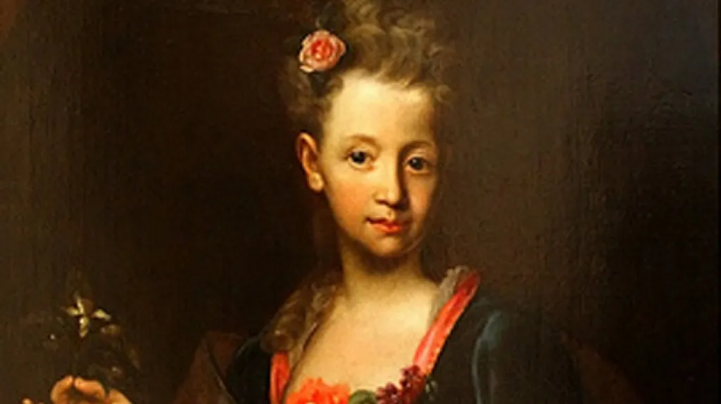 Jan Kupecký / Podobizna Františky Hedviky Wussinové (detail)