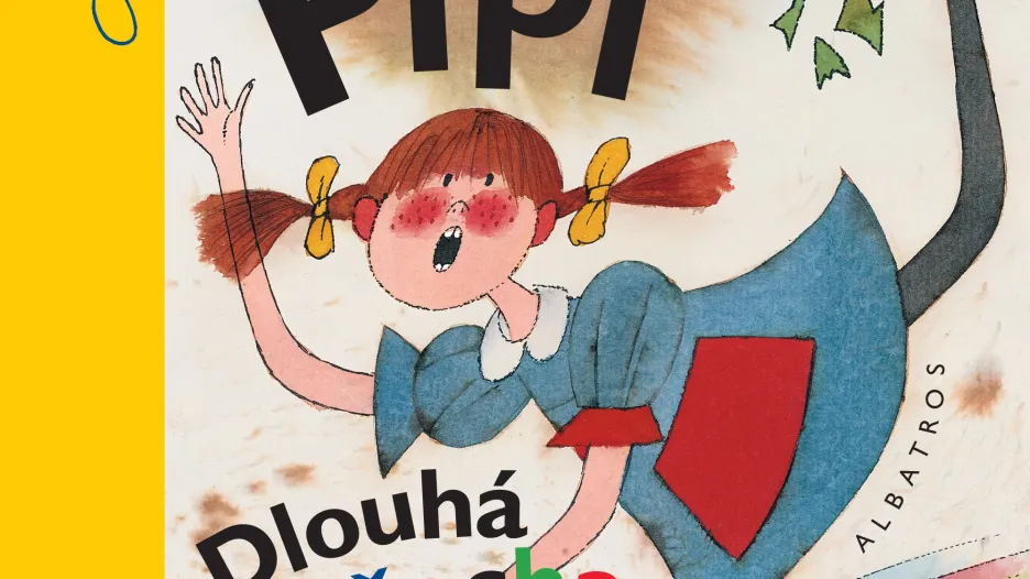 České vydání Pipi Dlouhé punčochy s ilustracemi Adolfa Borna