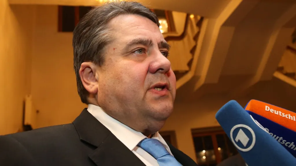 Předseda SPD a vicekancléř Sigmar Gabriel
