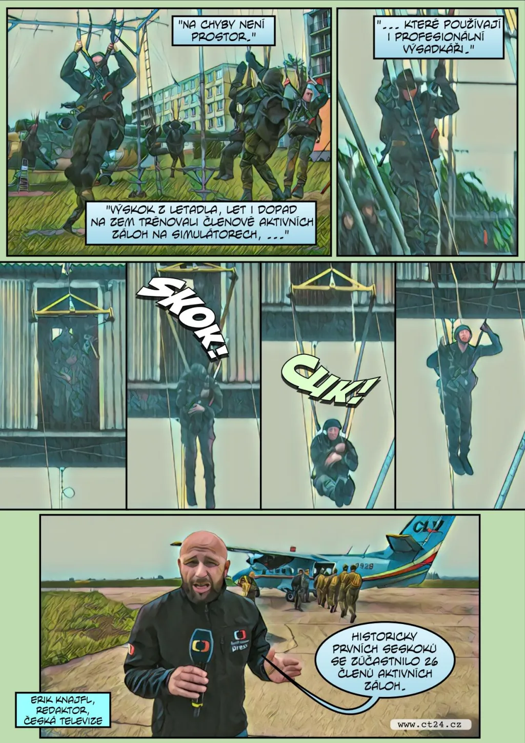 Komiks: Armáda chce zdvojnásobit aktivní zálohy