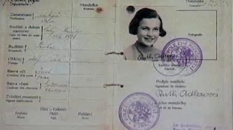 Doklady jednoho ze zachráněných dětí