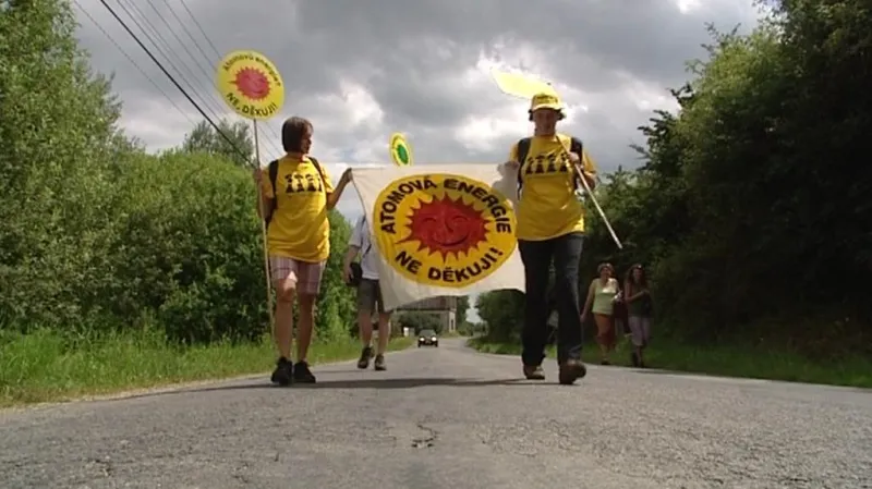 Protest proti jadernému odpadu