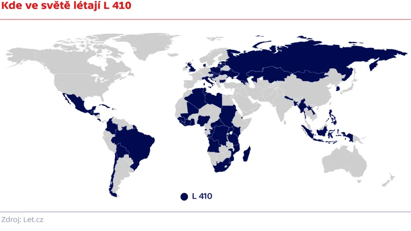 Kde ve světě létají L-410