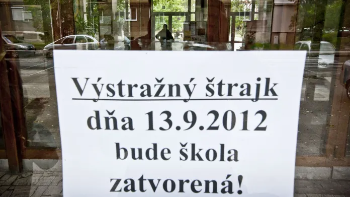 Stavka učitelů na Slovensku