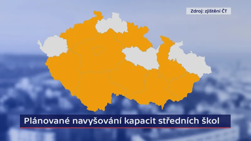 Plánované navyšování kapacit středních škol