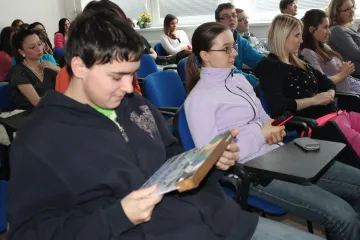 Tomáš Magnusek učil lomnické středoškoláky