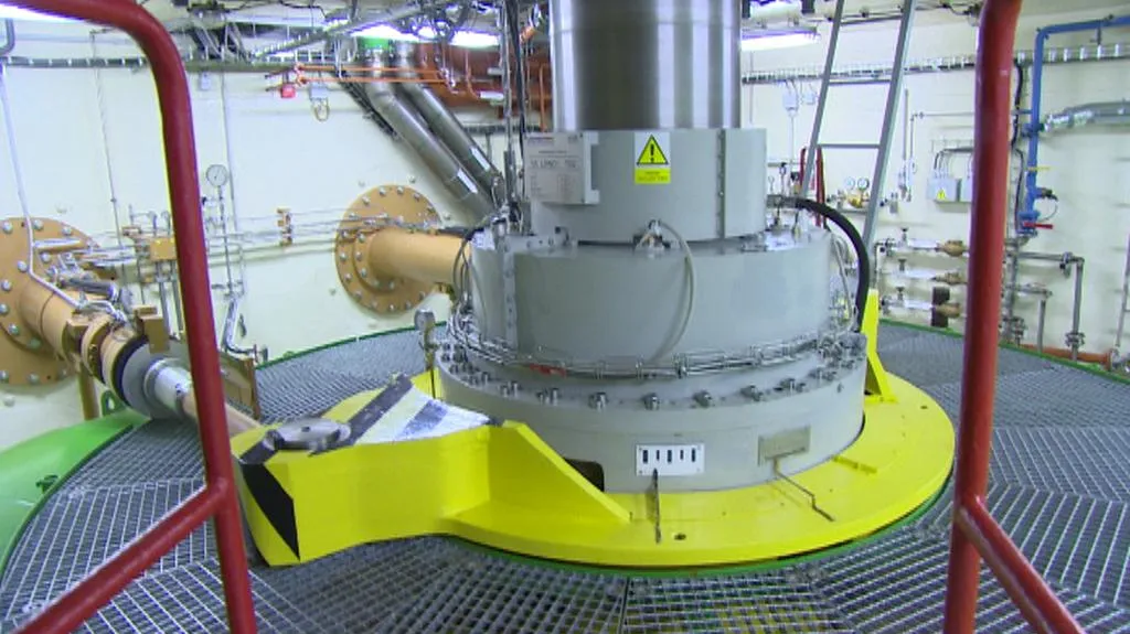 Nová turbína lipenské elektrárny