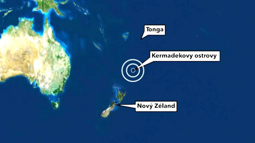 Zemětřesení u Nového Zélandu