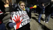 Protesty v gruzínském Tbilisi