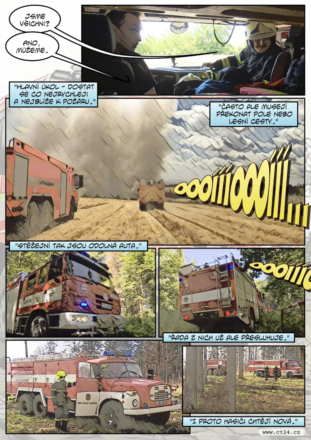 Hasiči získají nové vozy z Tatry Kopřivnice