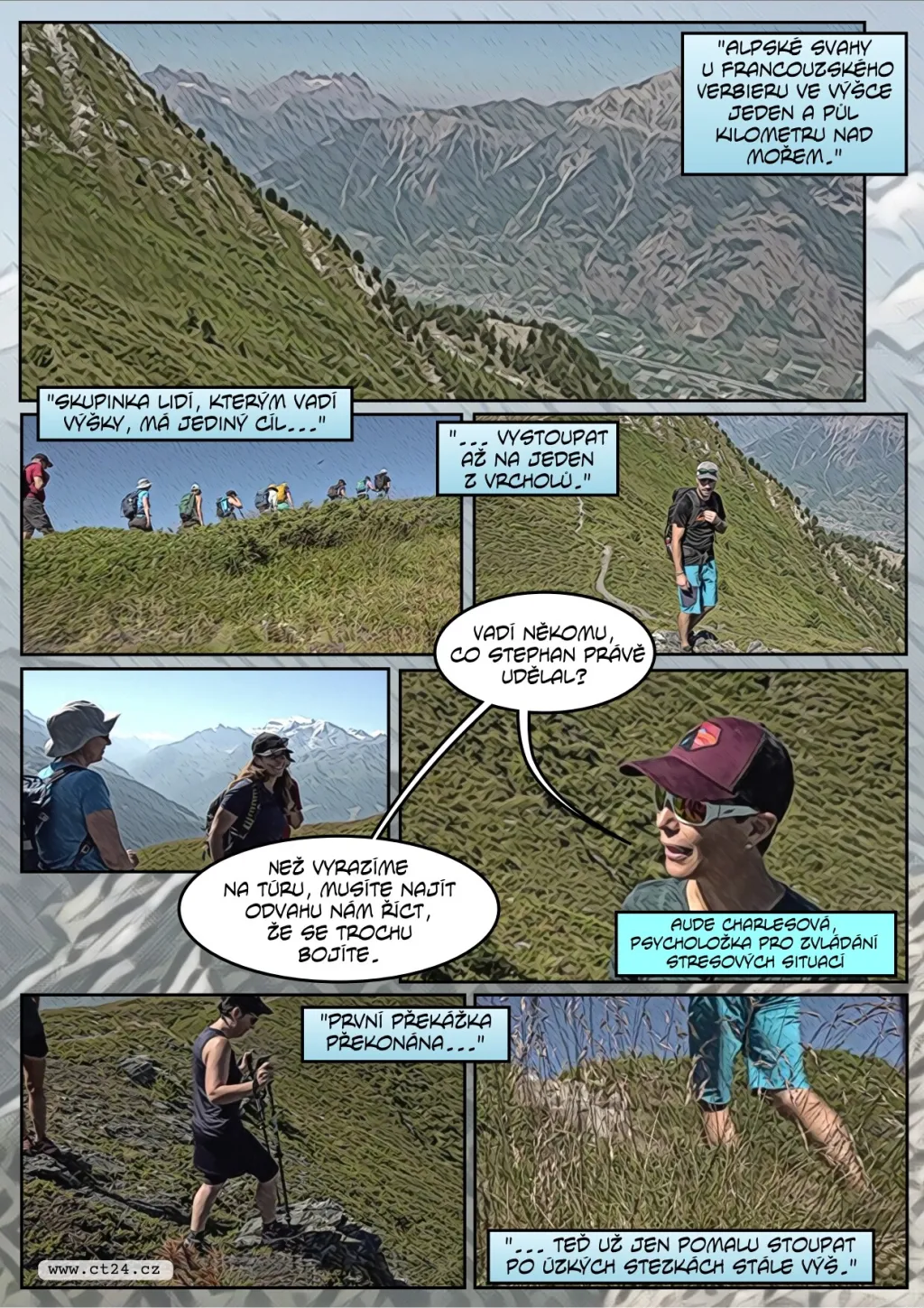 Horští vůdci s psychology pomáhají speciálním kurzem lidem se strachem z výšek