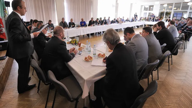 Jednání o Rožné v Bystřici nad Pernštejnem