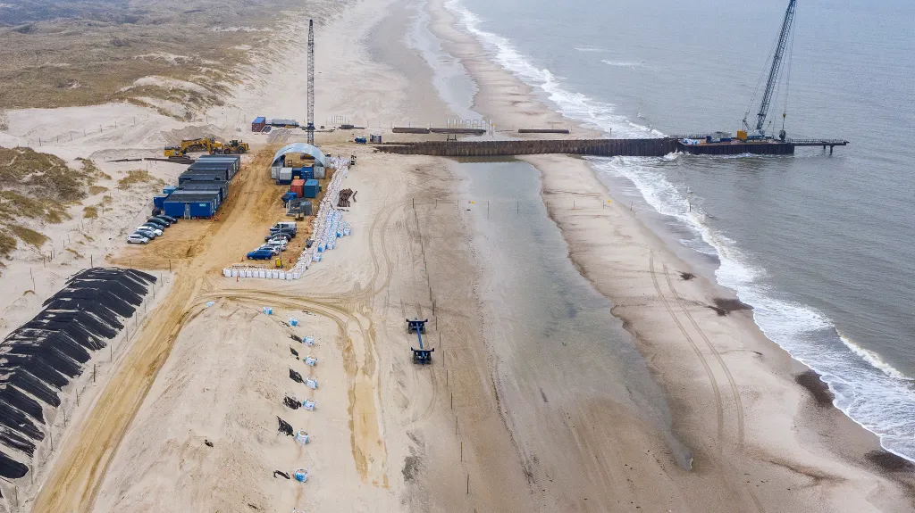 Přípravy na stavbu plynovodu Baltic Pipe na dánském pobřeží