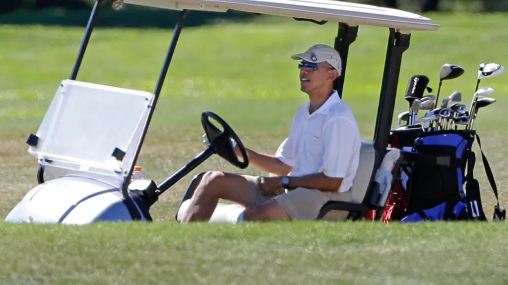 Barack Obama na golfu