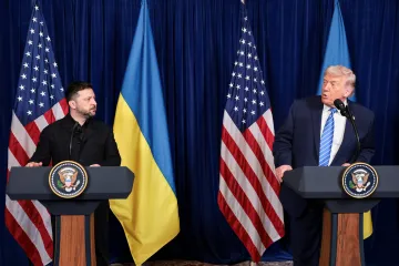 Možná mírová dohoda mezi Ruskem a Ukrajinou se podle Trumpa výrazně přiblížila