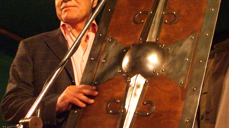 Prezident Václav Klaus na hoře Blaník