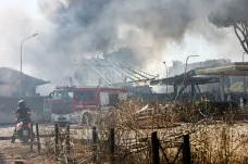 Exploze benzinky v Římě zranila přes dvacet lidí