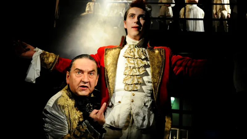 Amadeus / Miroslav Donutil (Salieri), Martin Donutil (Mozart)