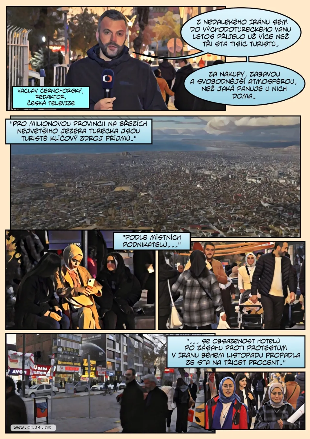 Íránští turisté jezdí za svobodnou atmosférou do tureckého Vanu