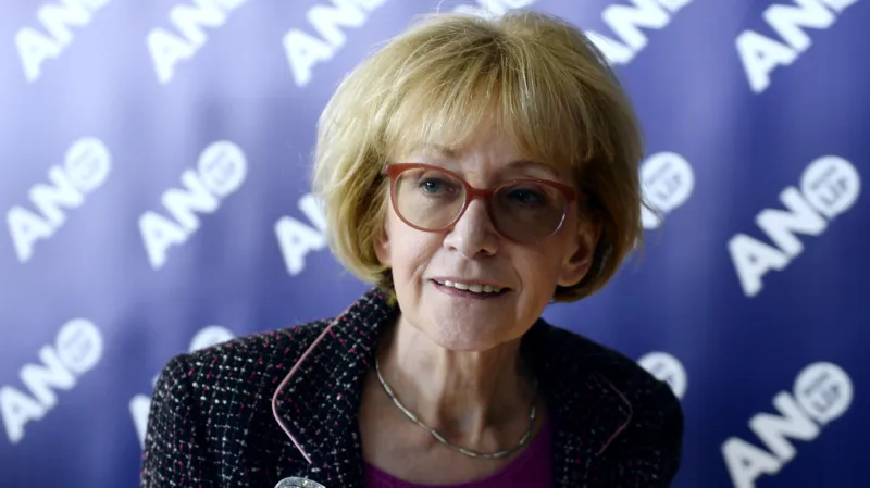 Helena Válková ve volebním štábu ANO po prohře ve 2. kole senátních voleb