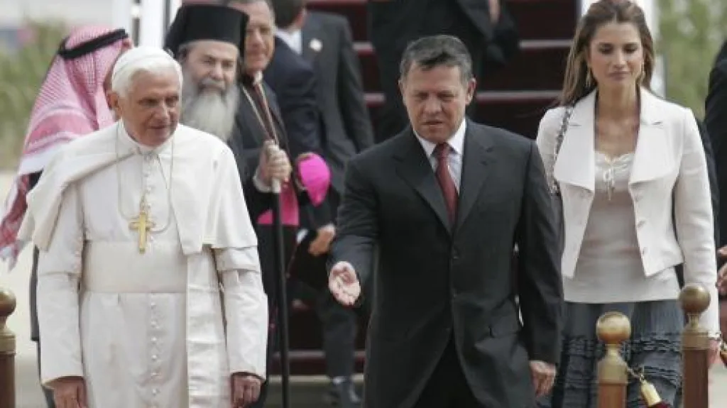 Benedikt XVI. v Jordánsku