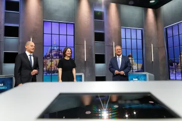 Bojovný Laschet, souznějící Scholz a Baerbocková. Poslední debata německých lídrů nastínila povolební vyjednávání