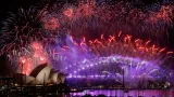 Ohňostroj k oslavě nového roku 2017 v Sydney