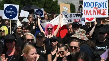 Výstražná stávka ČT a ČRo 22. 6. 2026 na Kavčích horách