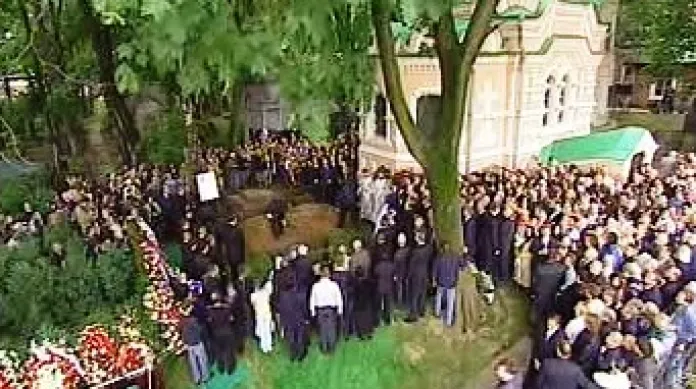 Pohřeb Alexandra Solženicyna