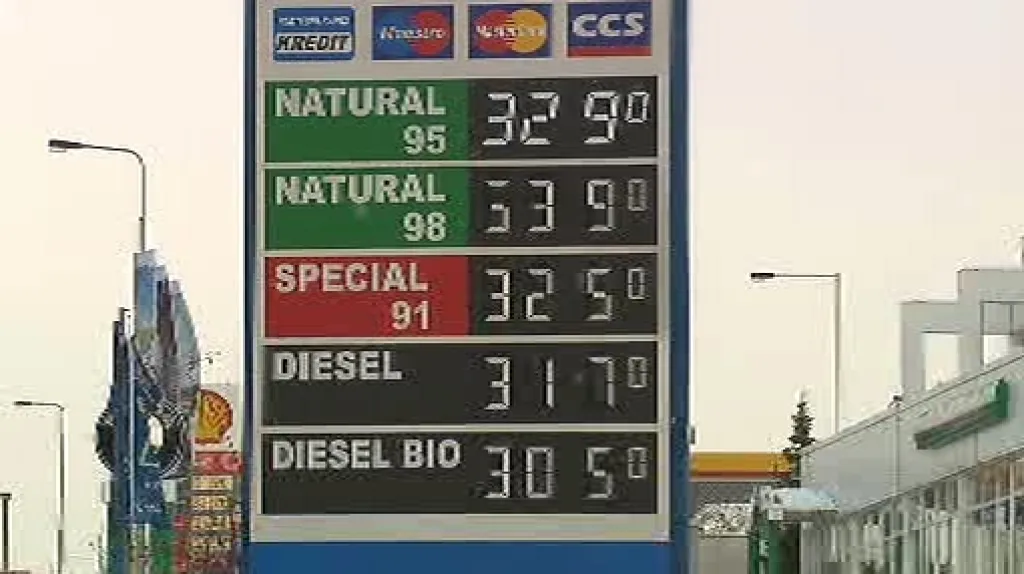 U čerpací stanice