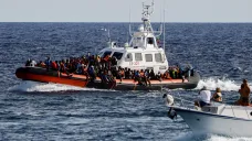 Záchrana migrantů u Lampedusy