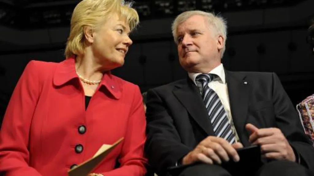 Erika Steinbachová a Horst Seehofer