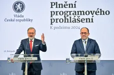 Plníme 93 procent cílů, řekl Fiala k programovému prohlášení