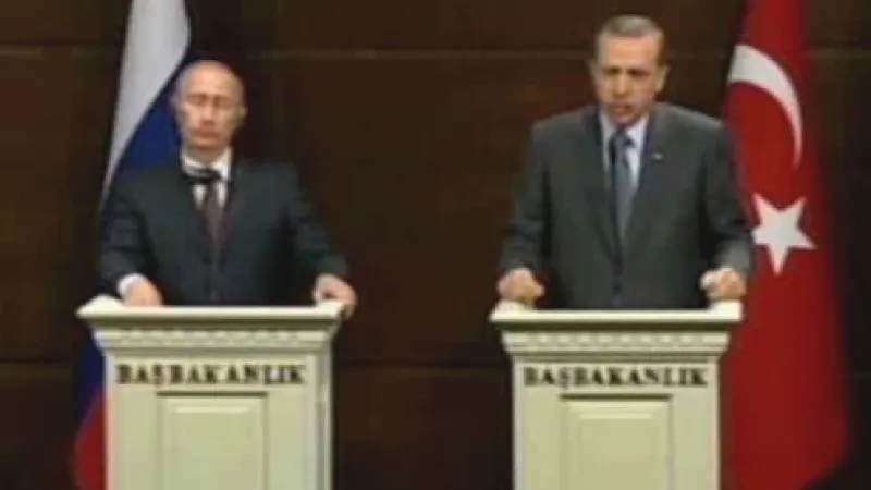 Vladimir Putin a Tayyip Erdogan