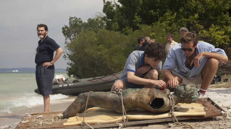 Michael Stuhlbarg, Timothée Chalamet, Armie Hammer