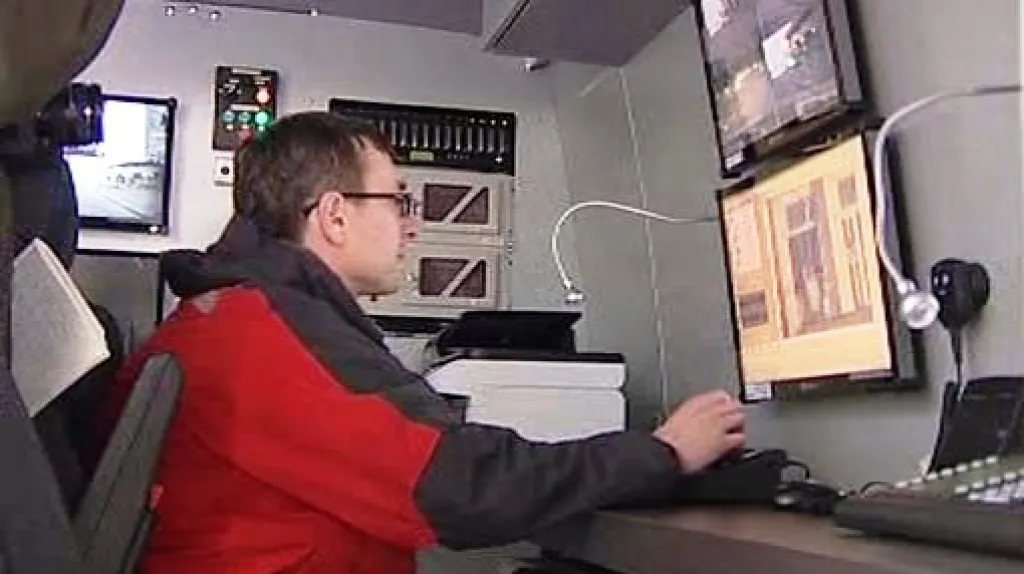 Monitorovací vůz ústecké policie