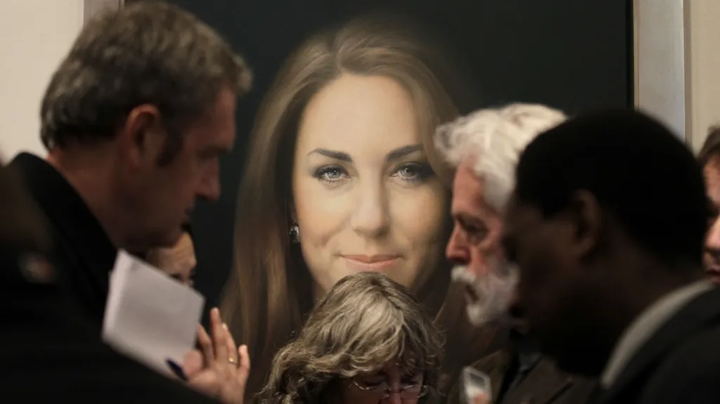 Představení portrétu vévodkyně Catherine
