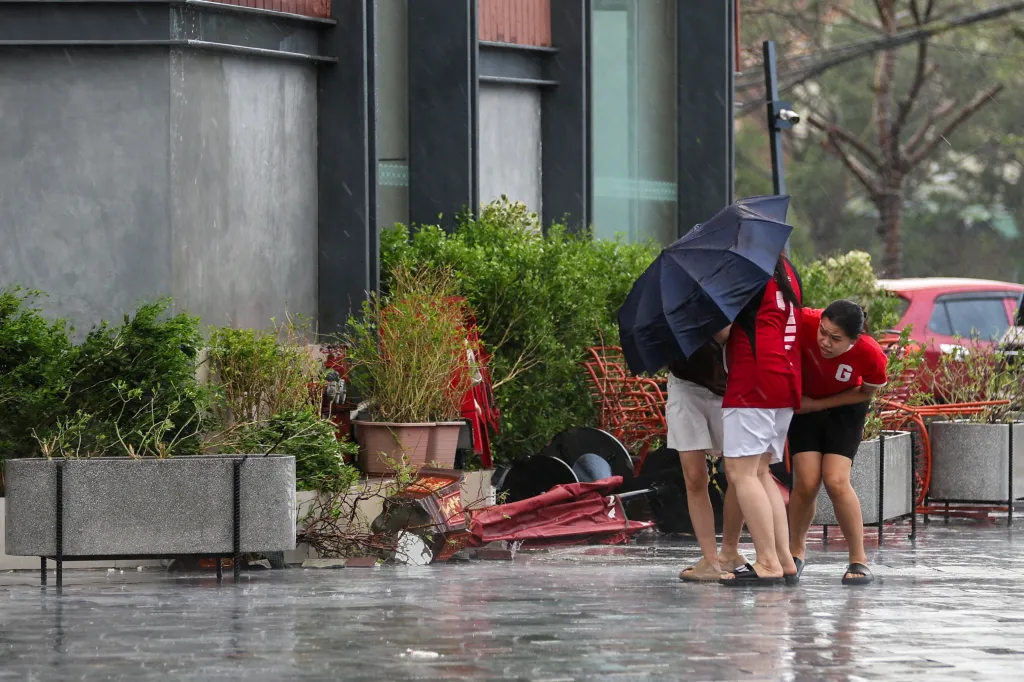 Tajfun zasáhl Vietnam