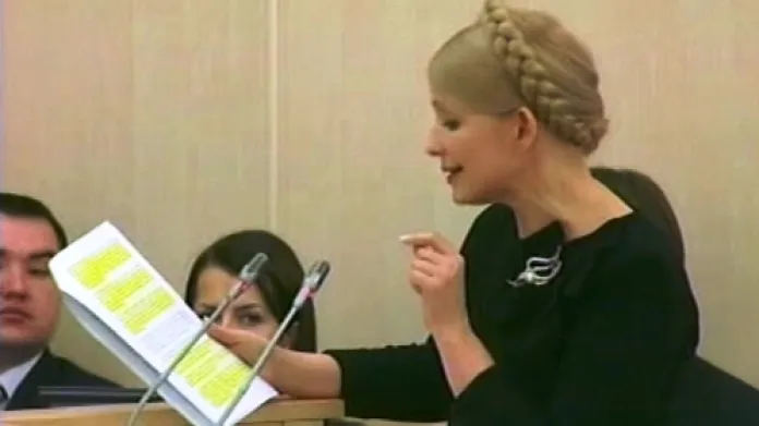 Julija Tymošenková u ukrajinského správního soudu