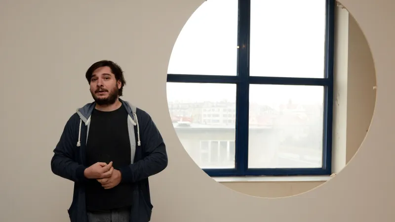 Dominik Lang a jeho instalace v NG