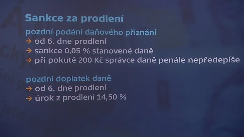 Sankce za prodlení