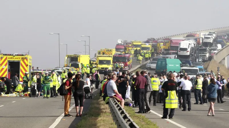 Hromadná nehoda v Kentu